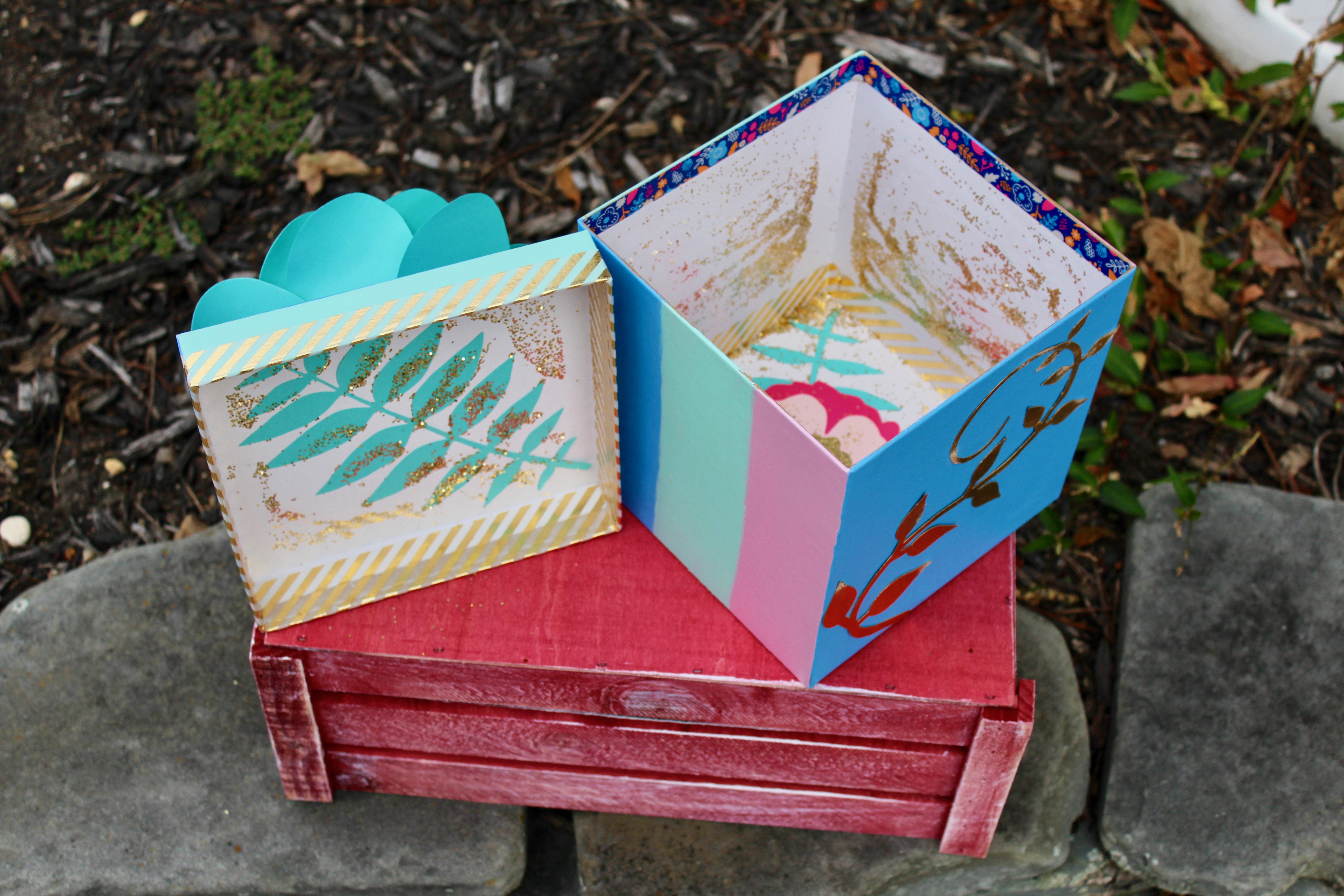Soul Sprinkles DIY Box | Photo Collage | Treasure Keeper | Self-Love | Self-Worth | Self-Care | Sprinklings of Love For the Soul | Pastel | Paper Flowers