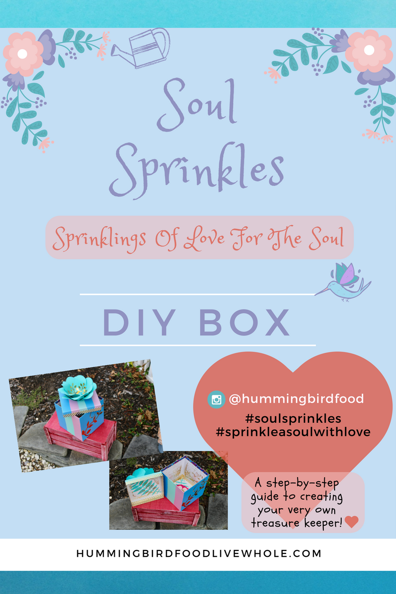 Soul Sprinkles DIY Box | Treasure Keeper | Self-Love | Self-Worth | Self-Care | Sprinklings of Love For the Soul | Pastel | Paper Flowers